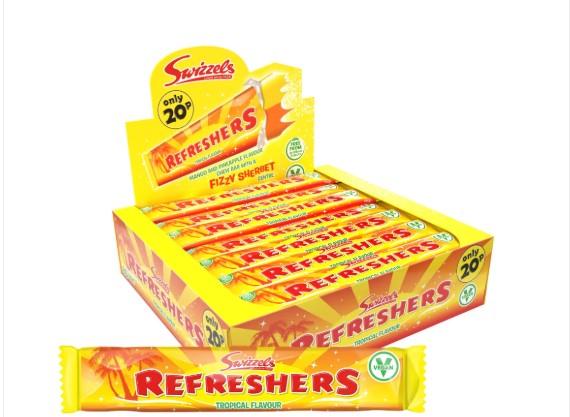 Swizzels Refreshers Tropical Flavour Bar 18g