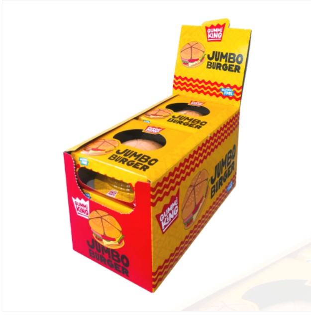 Gummi King Jumbo Burger 88g