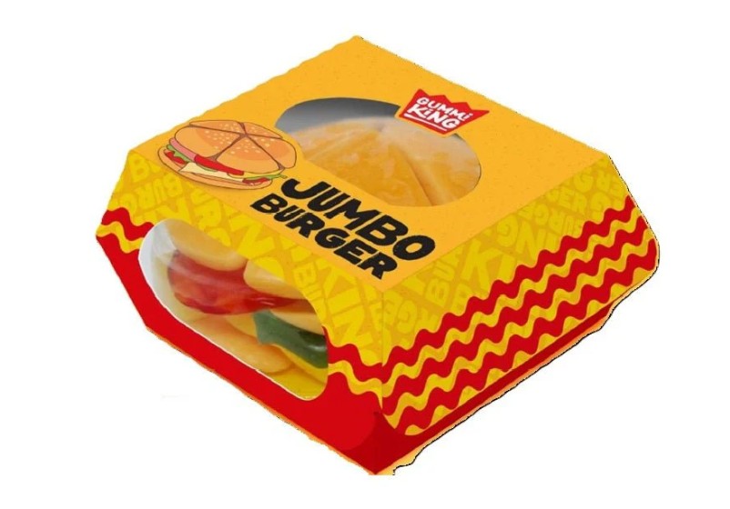 Gummi King Jumbo Burger 88g