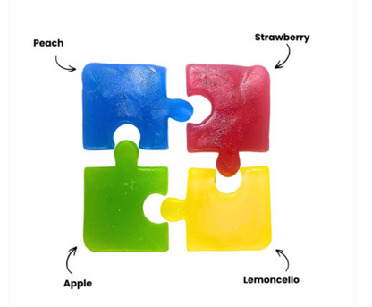 Gummy Puzzle Pieces 