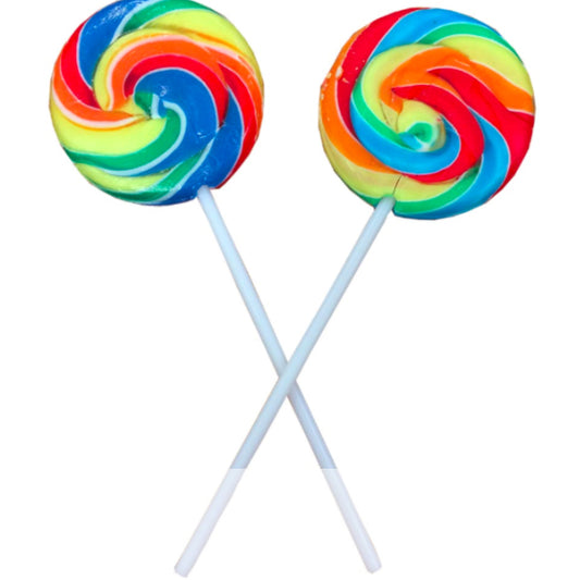 Rainbow Swirl Lollypops - Lollypop Lane