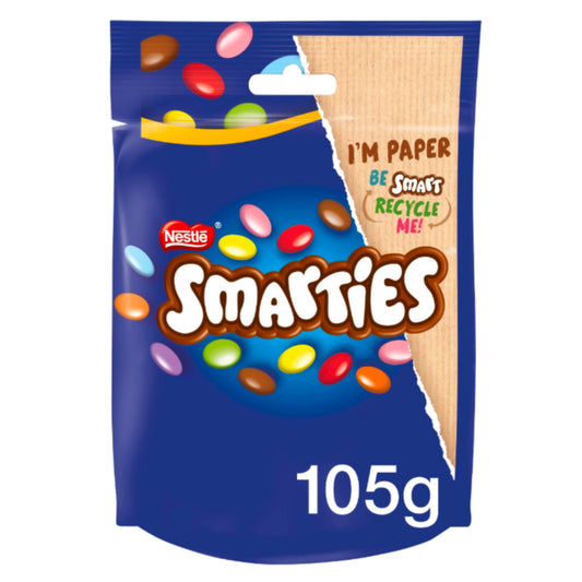 Smarties Milk Chocolate Sharing Bag 105g