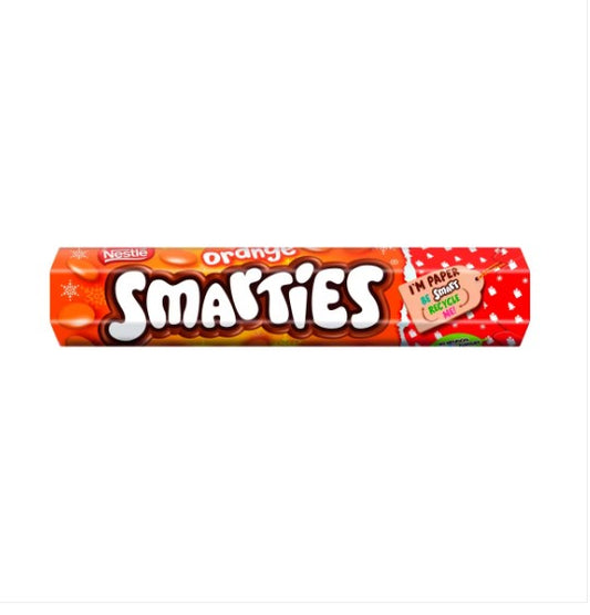 Smarties Orange Milk Chocolate Giant Tube 120g