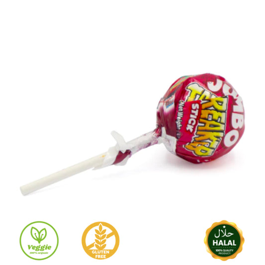 Sour Cherry Jumbo Jawbreaker Pop - Lollypop Lane