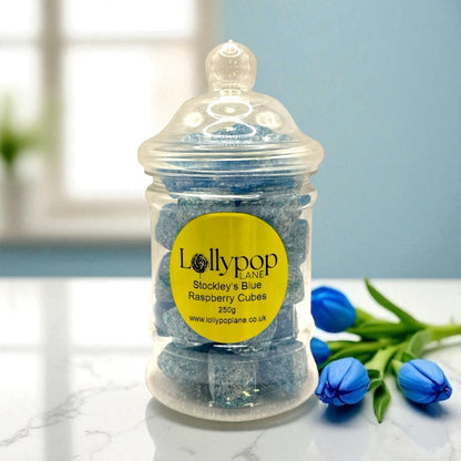 Stockley's Blue Raspberry Cubes Victorian Jar 250g