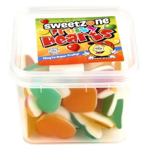 Sweetzone Fruity Hearts 170g Tub