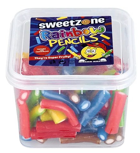 Sweetzone Rainbow Pencils 170g Tub