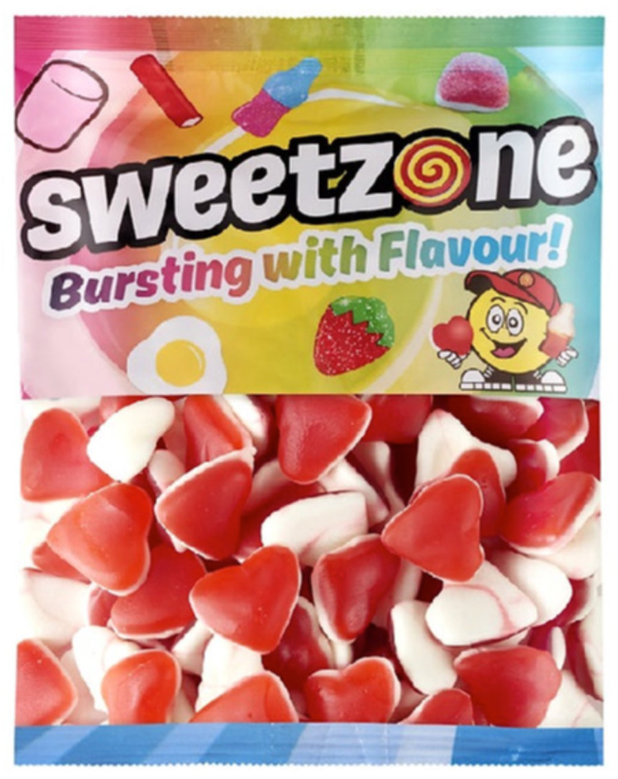 Sweetzone Strawberry & Cream Hearts 1kg