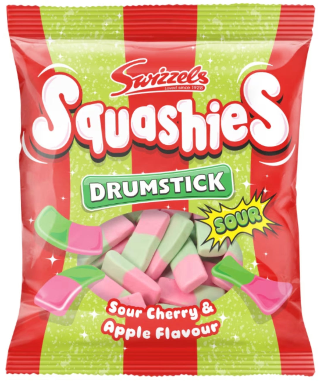 Swizzels Drumstick Squashies Sour Cherry & Apple 140g