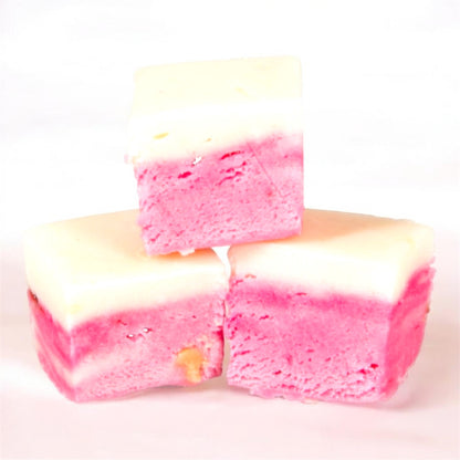 The Fudge Factory Pink & White Flavoured Nougat