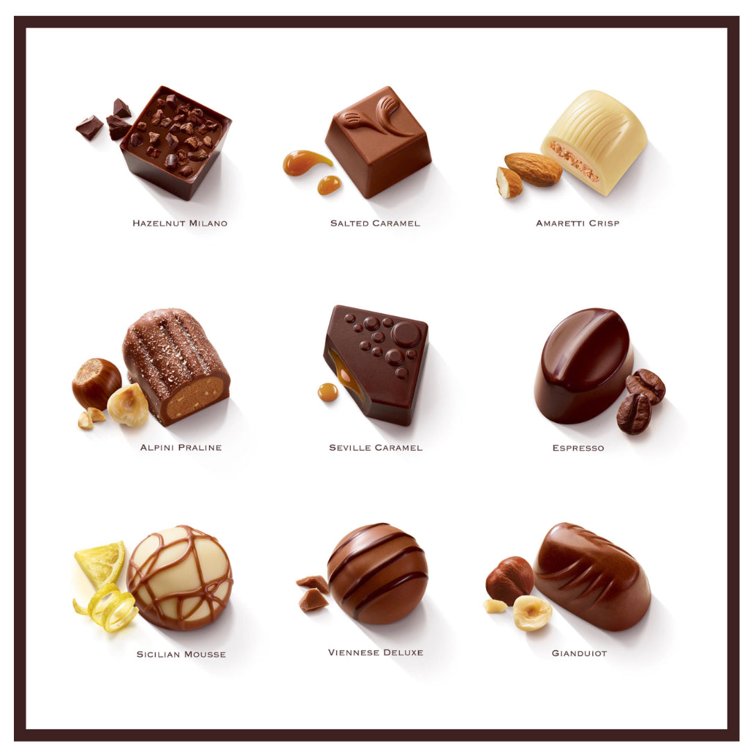 Thorntons Continental Milk, Dark, White Chocolate Gift Box 264g