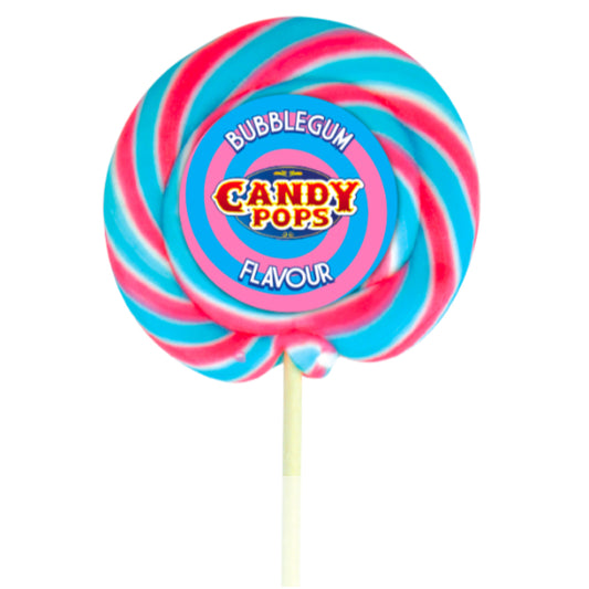 Traditional Bubblegum Wheel Lollypops - Lollypop Lane