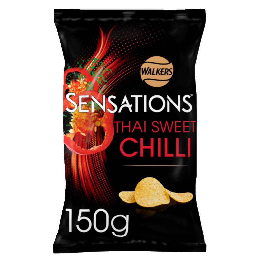 Walkers Sensations Thai Sweet Chilli Sharing Bag Crisps 150g