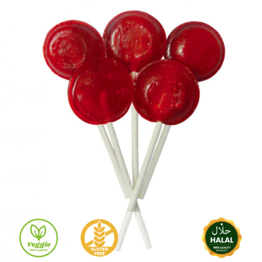 Dobsons Wrapped Cherry Mega Lolly - Lollypop Lane