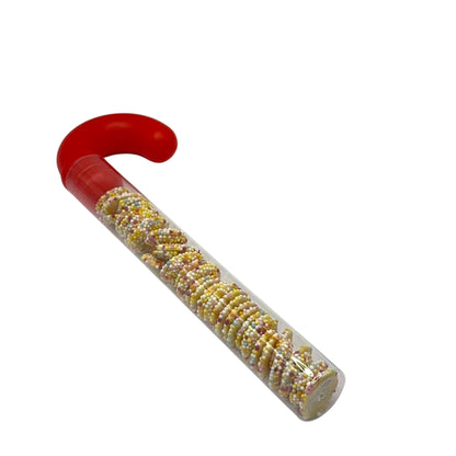 Lollypop Lane Candy Cane filled with White Chocolate Snowies