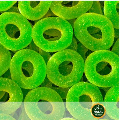 Fizzy Apple Rings Sweet 