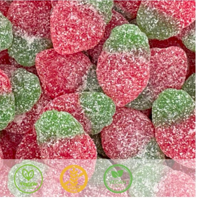 Fizzy Strawberries Sweet  