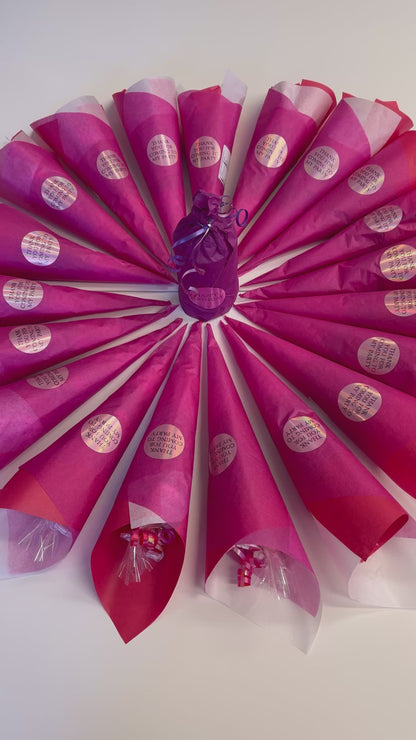 Personalised Party - Cones 100g & 150g