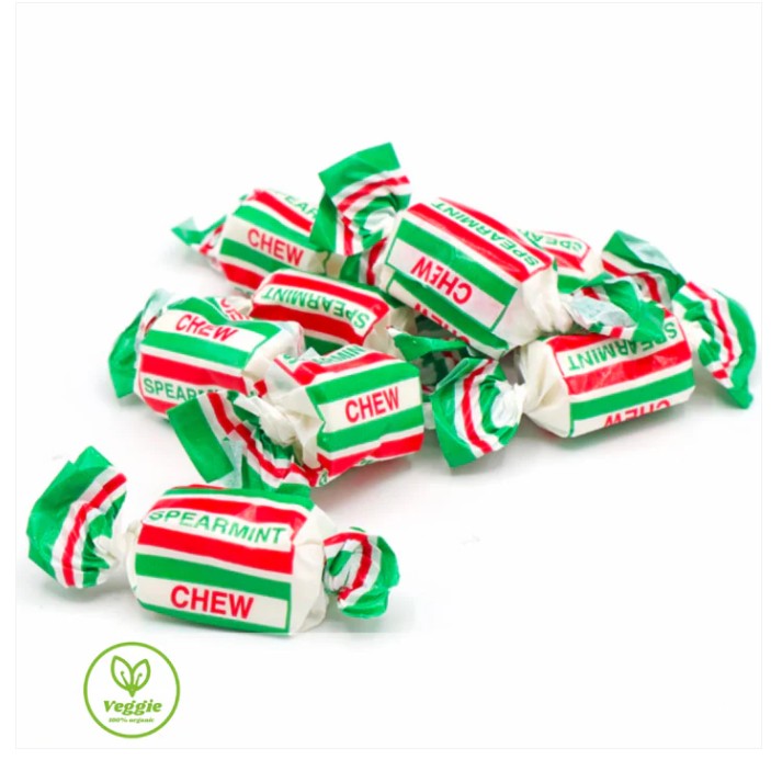 Real Candy Spearmint Chews Sweet 
