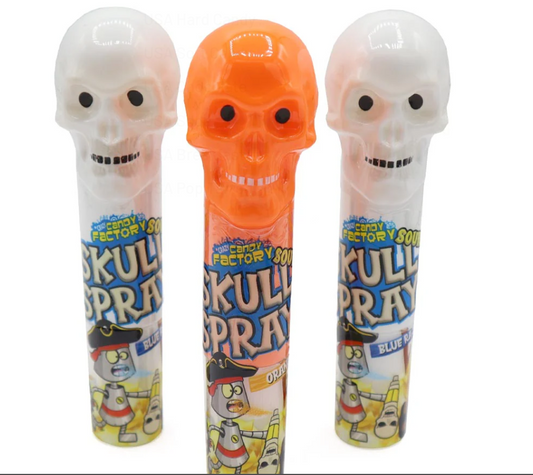 Halloween Crazy Candy Factory Sour Skull Sprays